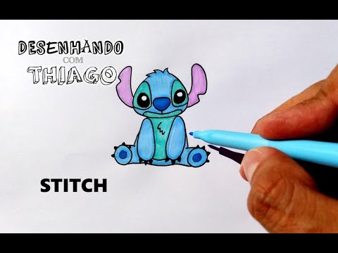 Como DESENHAR o STITCH - Como DIBUJAR a STITCH - How to DRAW STITCH 