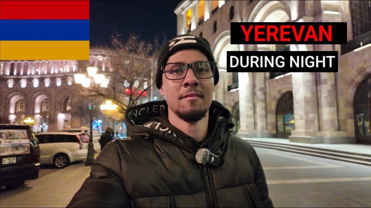 Yerevan is Magical at Night - Yerevan, Armenia 🇦🇲