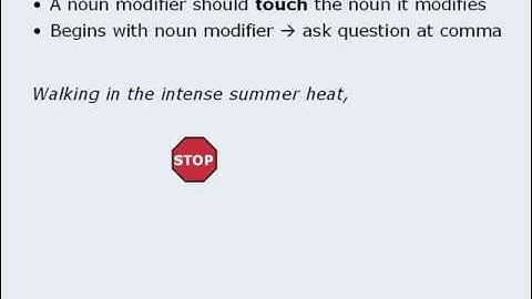 18. GMAT Sentence Correction Lesson: Modifiers - Part I