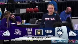 UConn Womens Basketball Highlights v. High Point  (NCAA Tournament First Round)