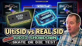 Commodore 64 Ultimate - UltiSID vs Real 6581 SID - Skate or Die Audio Showdown
