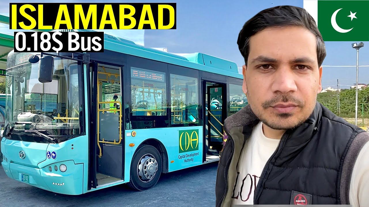 Я в шоке от общественного транспорта в Исламабаде, Пакистан 🇵🇰. Не мог поверить, что он настолько...