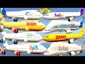 GTA V: Every Airbus Cargo Airplanes VS Every Jet Airplanes Best Longer Crash and Fail Compilation