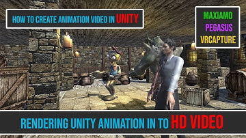 Full Process For Creating Animation And Rendering In  HD Video | Creating Animation Video In Unity