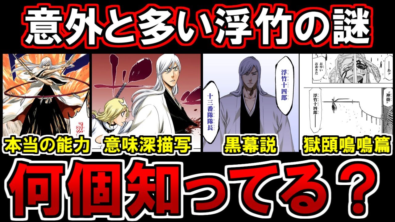 Bleach 浮竹十四郎の斬魄刀 双魚理 の本当の能力がヤバイ 黒幕説や獄頣鳴鳴篇での謎について考察 ブリーチ考察 Mag Moe