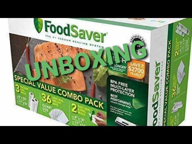 Live - Unboxing and Demo!  Basics Food Vacuum Sealer Machine