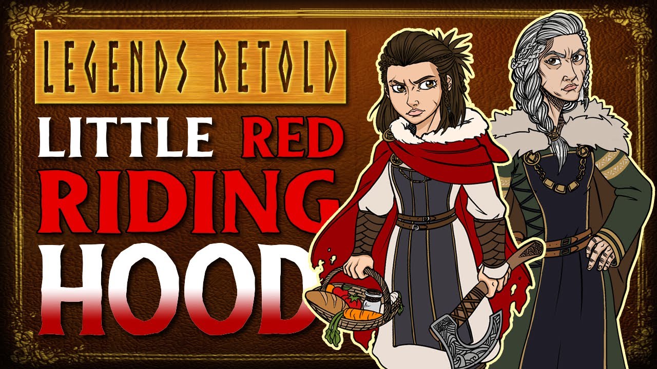 LITTLE RED RIDING HOOD | LEGENDS RETOLD! | digital speed paint ...