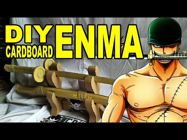 DIY: How To Make Zoro's Enma Sword From Paper  Easy Paper Katana #onepiece  #anime 