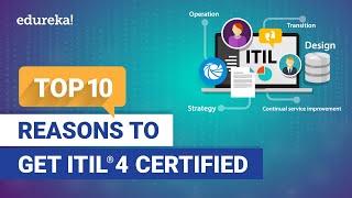 Top 10 Reasons to Get ITIL 4 Certified In 2024 | Benefits of ITIL 4 | ITIL Training | Edureka