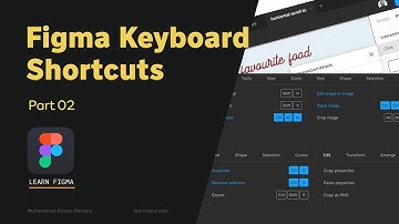 Figma Common keyboard Shortcuts Part 2 - Figma for Beginners
