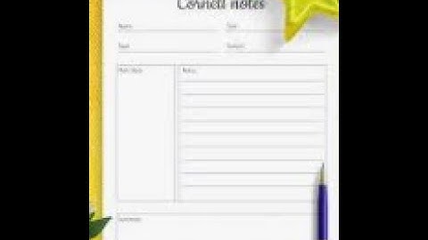How to create Cornell Notes Template