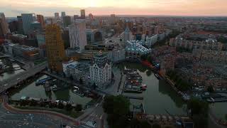 Aerial View Of Rotterdam, Netherlands