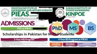 Scholarships in Pakistan for M Phil Students | PAEC Scholarships