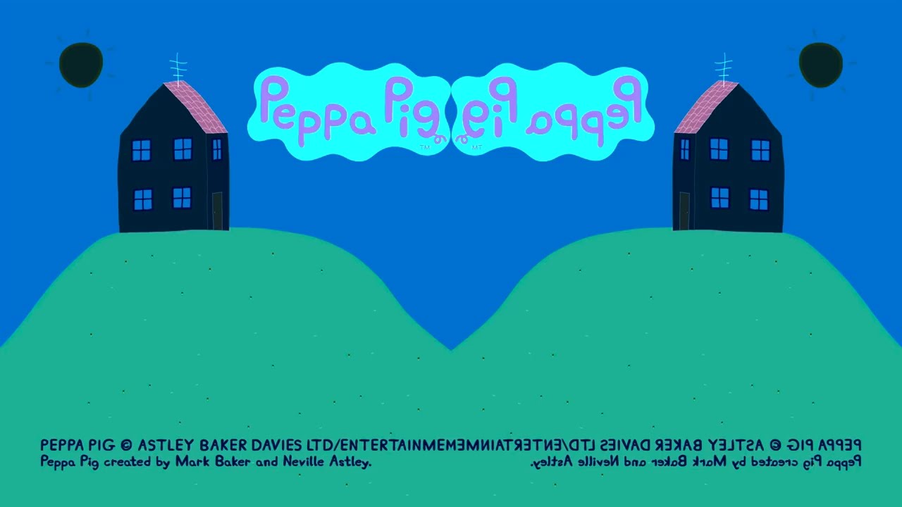 Peppa ! Peppa Pig Outro ! Effects With Color Swap!