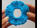 Crochet a Scrunchie in 5 minutes | Crochet Scrunchie | Crochet hair tie #scrunchiestutorial