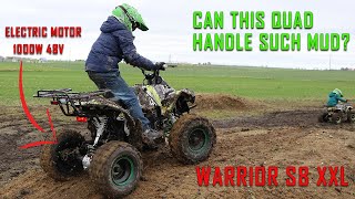 Can ELECTRIC QUAD handle in Heavy Mud Warrior S8 XXL Electric Quad from Nitro Motors