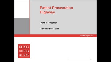 Brinks Webinar | The Patent Prosecution Highway