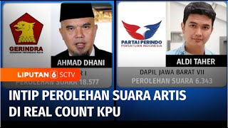 Cek Perolehan Suara Artis Ahmad Dhani hingga Aldi Taher Berdasarkan Data Real Count KPU | Liputan 6 image