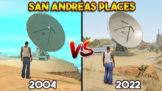 ORIGINAL GTA SAN ANDREAS VS DEFINITIVE EDITION PLACES !