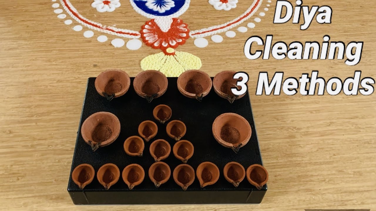 How To Clean Oil Or Ghee Diyas (Deepa) After Diwali Celebrations 3