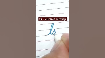 How to write small letter ts | Cursive writing a to z #cursivewriting #handwriting  #shorts #cursive