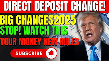 Social Security Direct Deposit CHANGES You Need to Know NOW!