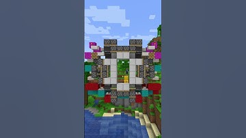 How Fast is This Door?! #minecraft #redstone #door #shorts