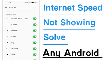 internet Speed Meter Not Showing Problem Solve in Any Android Phone