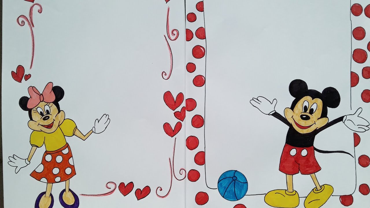 mickey mouse page border