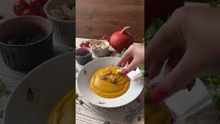 Тыквенный крем-суп: сладость и пряность в одной тарелке #рецептыизтыквы #тыква #супизтыквы
