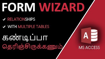 Form Wizard in Access in Tamil