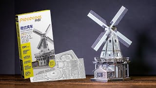 Miniature Metal 3D Puzzle - Windmill screenshot 1