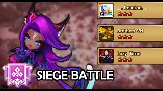 [G3 SIEGE BATTLE] VS Brothers VN \& Lazy Time | Summoners War