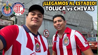TOLUCA vs CHIVAS EN VIVO ¡CUARTOS DE FINAL! *LLEGAMOS AL ESTADIO*