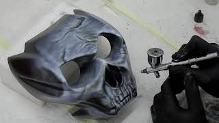 Skull Headlight Fairing Airbrush