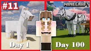 100 Days in Minecraft LIVE | Horse Edition #11