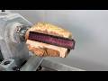 Woodturning  expensive wooden sandwich