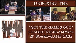 Unboxing: "Get the Games Out" 18-inch Backgammon Board/Game Case screenshot 2