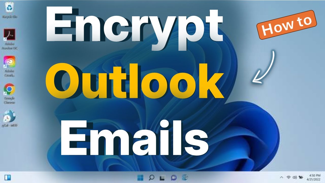 How to encrypt mails in Microsoft Outlook - YouTube