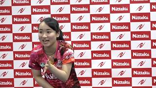 伊藤美誠 ニッタクトークショー実演①