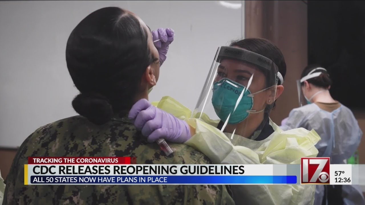 CDC releases reopening guidelines