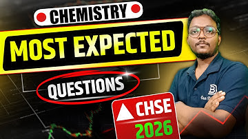 🔴Most expected CHEMISTRY long questions | CHSE 2026 | 100% question will come from this 🔥#dearsir...