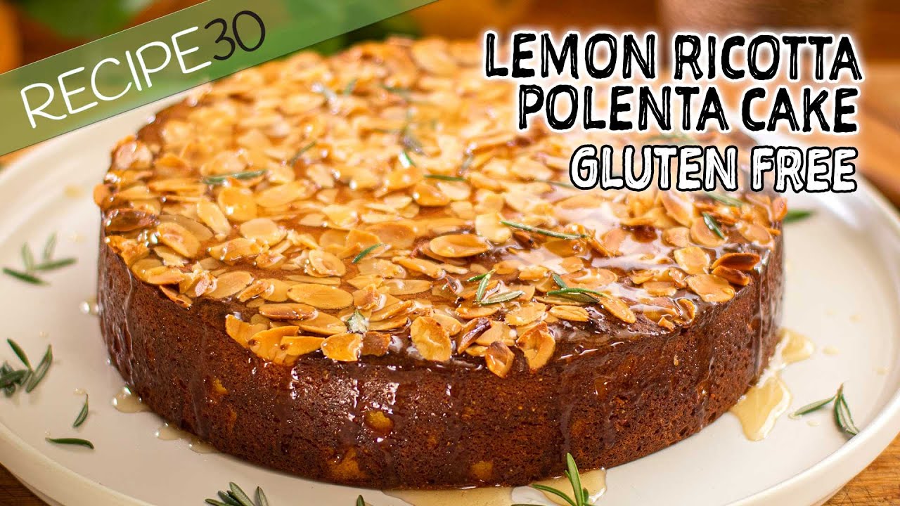 I love this cake served warm! Lemon Ricotta Polenta Cake, share it around!