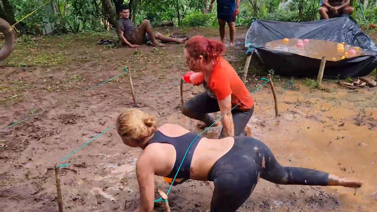 REÑIDÍSIMO JUEGO EN EL LODO | A VER QUIEN GANA
