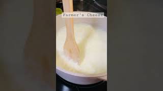 Farmer’s Cheese #cooking #cheese #easyrecipe #farmlife #homemade #food Resimi