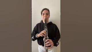 Rhapsody in Blue Clarinet Solo in octave higher!