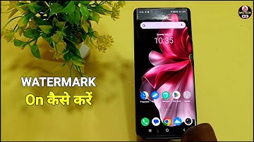 How to Add Camera Watermark in Vivo v30e