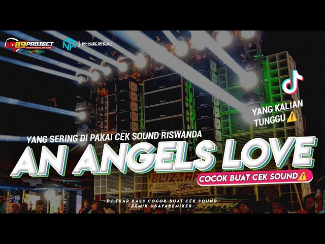 Yang Kalian Tunggu❗DJ Trap Bass Jingle Riswanda Angels Love Yang sering di Pakai Cek Sound class=