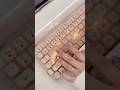 lofree foundation ⌨️❤︎ 可愛いキーボードで作業モチベあがる🥹💕🫶　買ってよかった❤︎