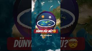 Dünyanın En Çok "Düz Dünya" İnanışına Sahip Ülkeleri 🤯 #harita #ilginçbilgiler #bilgi #coğrafya